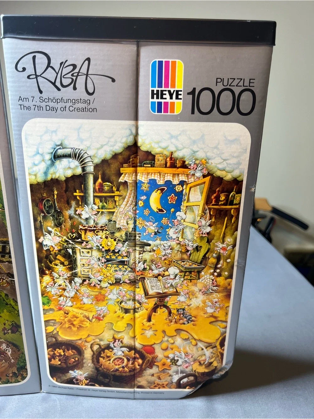 Vintage Heye German Collector Puzzle Lot Blachon Loup Ryba 500/1000 Pc